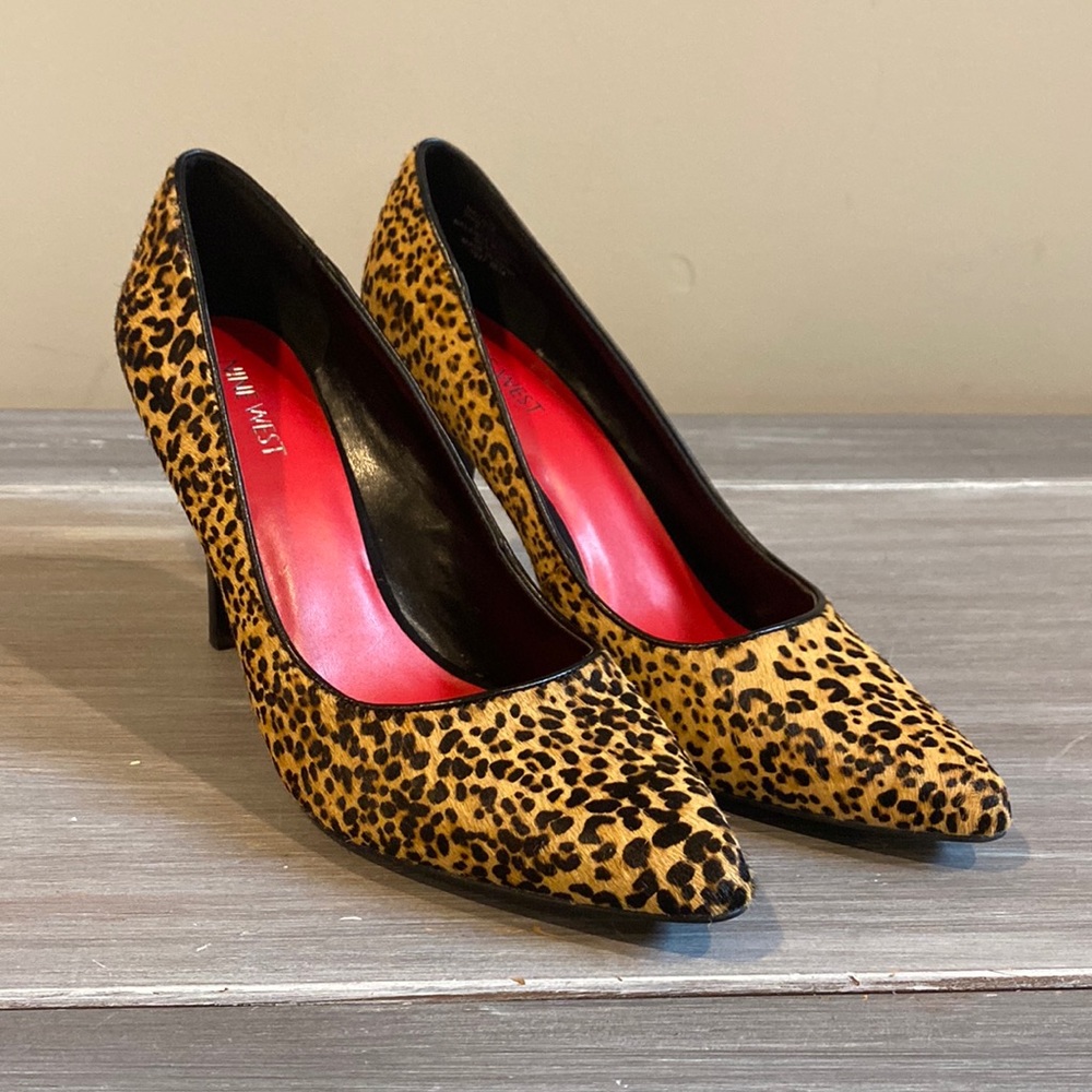 Nine West Faux Leopard skin Pumps